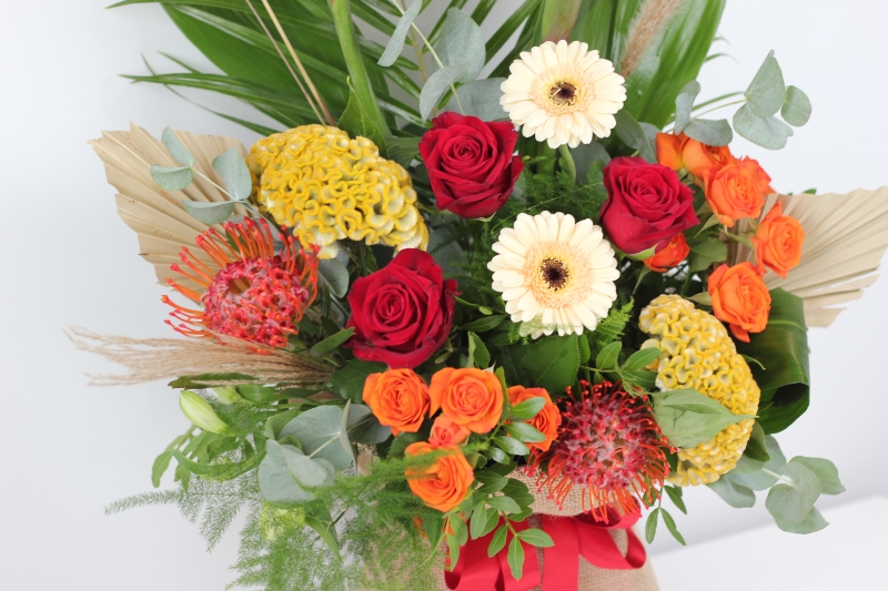 Rustic Red Bouquet