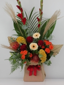 Rustic Red Bouquet